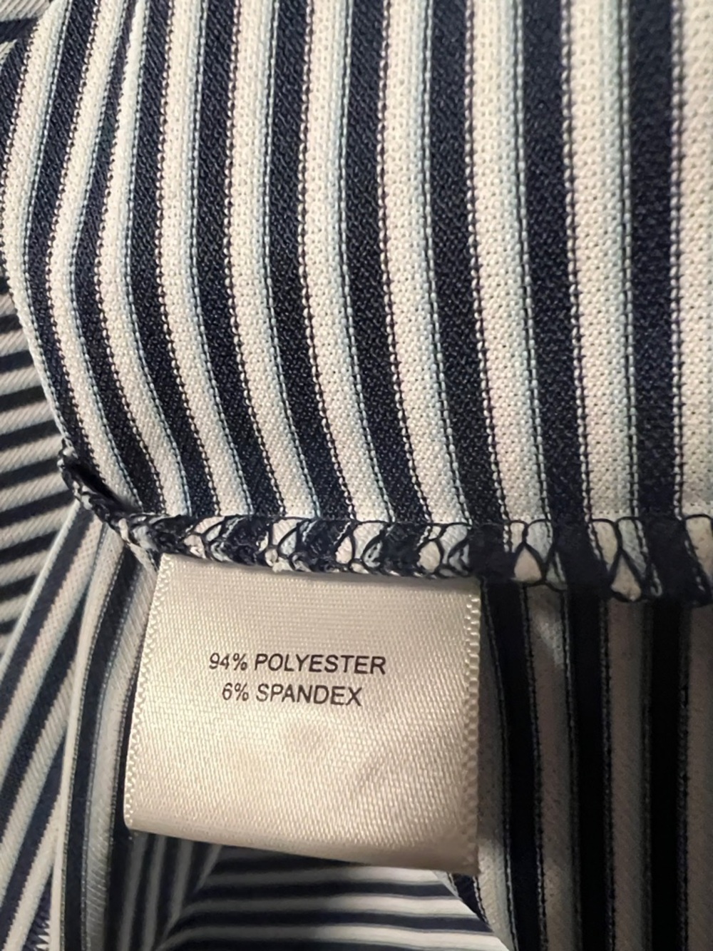Brand New Peter Millar Crown Crafted Stretch Classic Navy & White Striped Polo! - Picture 12 of 12
